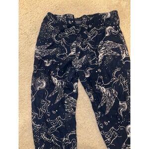 Victoria's Secret Pants Navy Blue Pegasus Star Print Lounge Sleepwear Women's